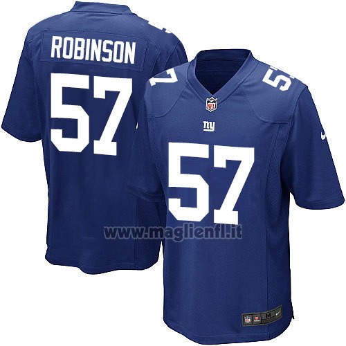 Maglia NFL Game Bambino New York Giants Robinson Blu